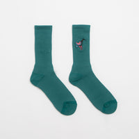 by Parra Angry Duck Crew Socks - Pine Green thumbnail