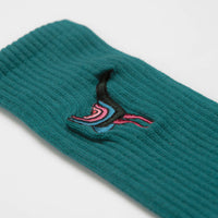 by Parra Angry Duck Crew Socks - Pine Green thumbnail