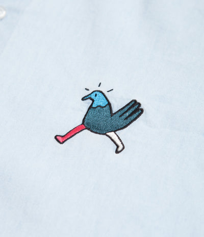 by Parra Annoyed Chicken Shirt - Bleached Denim