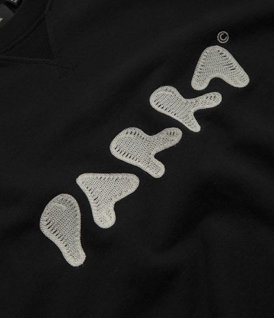 by Parra Blob Logo Crewneck Sweatshirt - Washed Black