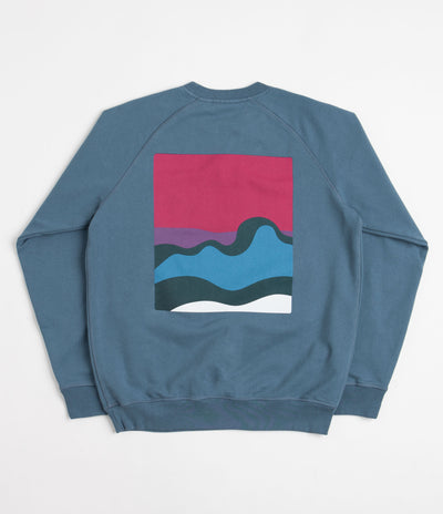 by Parra Ciclismo Crewneck Sweatshirt - Teal