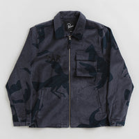 by Parra Clipped Wings Shirt Jacket - Greyish Blue thumbnail