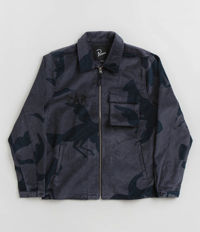 by Parra Clipped Wings Shirt Jacket - Greyish Blue