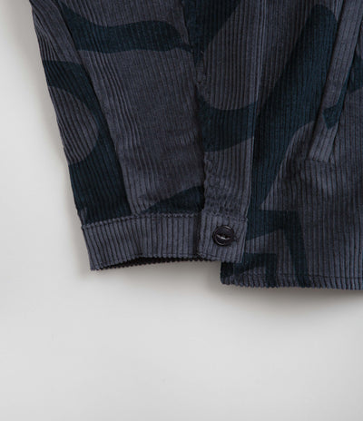 by Parra Clipped Wings Shirt Jacket - Greyish Blue