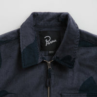 by Parra Clipped Wings Shirt Jacket - Greyish Blue thumbnail