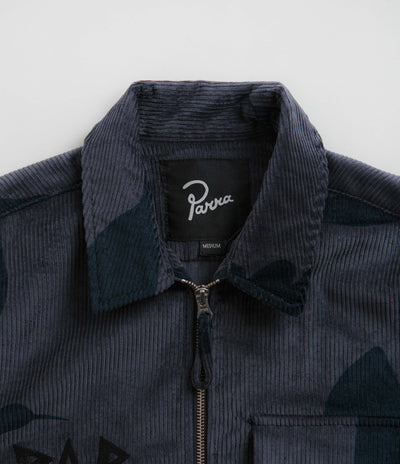 by Parra Clipped Wings Shirt Jacket - Greyish Blue