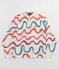 by Parra Colored Soundwave Polo Shirt - Off White