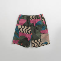 by Parra Distorted Camo Shorts - Pink thumbnail