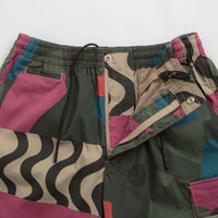 by Parra Distorted Camo Shorts - Pink thumbnail