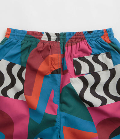 by Parra Distorted Water Swim Shorts - Multi