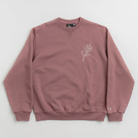 by Parra Duck Attack Crewneck Sweatshirt - Dusty Rose thumbnail