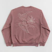 by Parra Duck Attack Crewneck Sweatshirt - Dusty Rose thumbnail