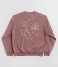 by Parra Duck Attack Crewneck Sweatshirt - Dusty Rose