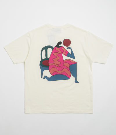 by Parra Face Ball T-Shirt - Off White