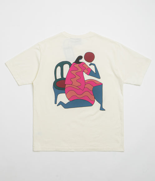 by Parra Face Ball T-Shirt - Off White