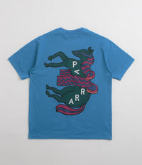 by Parra Fancy Horse T-Shirt - Azure Blue