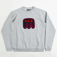 by Parra Fast Food Logo Crewneck Sweatshirt - Heather Grey thumbnail