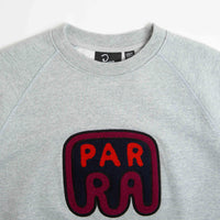 by Parra Fast Food Logo Crewneck Sweatshirt - Heather Grey thumbnail