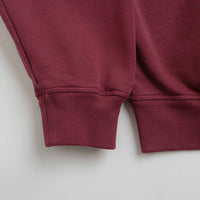 by Parra Fire Lemon Crewneck Sweatshirt - Washed Beet Red thumbnail