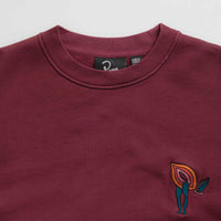 by Parra Fire Lemon Crewneck Sweatshirt - Washed Beet Red thumbnail