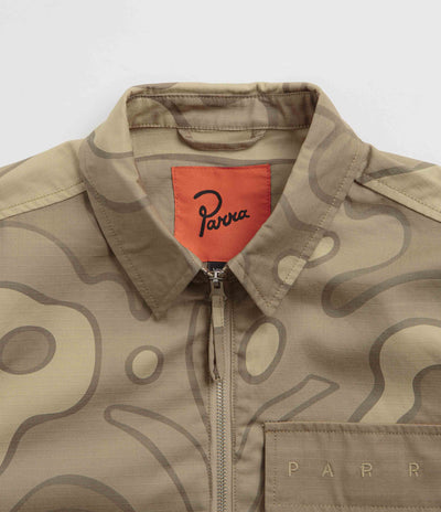 by Parra Fruit Tree Camo Shirt - Tan