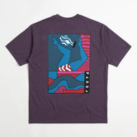 by Parra Kick The Vase T-Shirt - Aubergine thumbnail