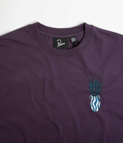 by Parra Kick The Vase T-Shirt - Aubergine