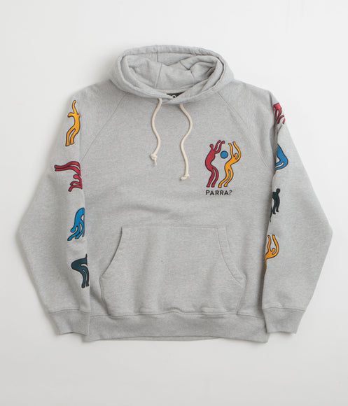 by Parra La Chambre Nuit Hoodie - Heather Grey