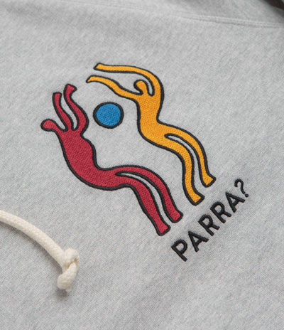 by Parra La Chambre Nuit Hoodie - Heather Grey