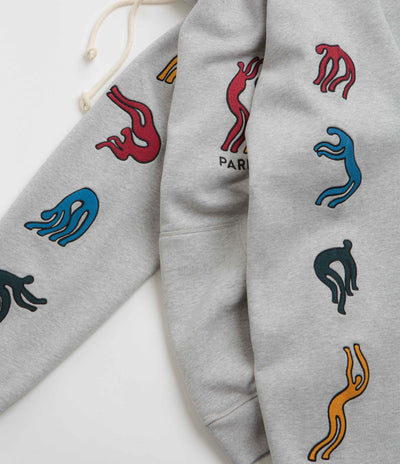 by Parra La Chambre Nuit Hoodie - Heather Grey