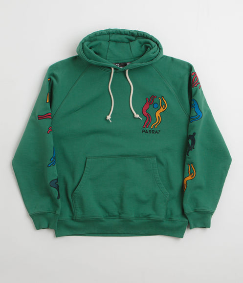 by Parra La Chambre Nuit Hoodie - Washed Green