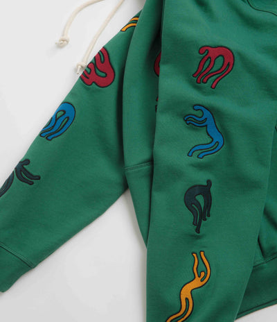 by Parra La Chambre Nuit Hoodie - Washed Green