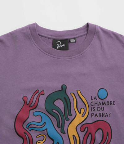 by Parra La Chambre Nuit T-Shirt - Purple