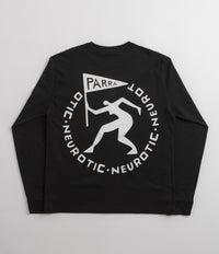 by Parra Neurotic Flag Long Sleeve T-Shirt - Black