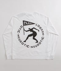 by Parra Neurotic Flag Long Sleeve T-Shirt - White