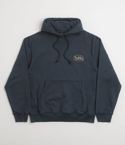 by Parra Oval Logo Hoodie - Washed Blue