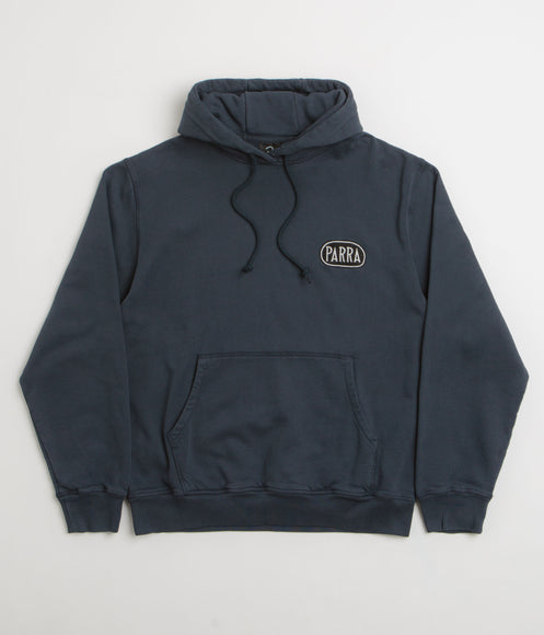 by Parra Oval Logo Hoodie - Washed Blue