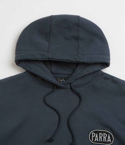 by Parra Oval Logo Hoodie - Washed Blue