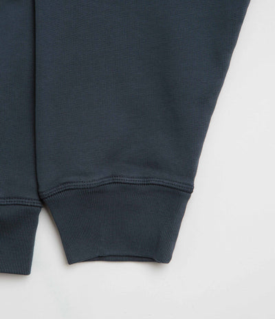 by Parra Oval Logo Hoodie - Washed Blue