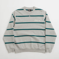 by Parra Pristine Striper Crewneck Sweatshirt - Heather Grey thumbnail