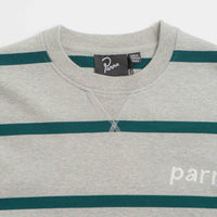 by Parra Pristine Striper Crewneck Sweatshirt - Heather Grey thumbnail