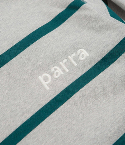 by Parra Pristine Striper Crewneck Sweatshirt - Heather Grey