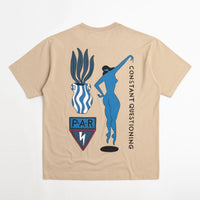 by Parra Questioning T-Shirt - Beige thumbnail