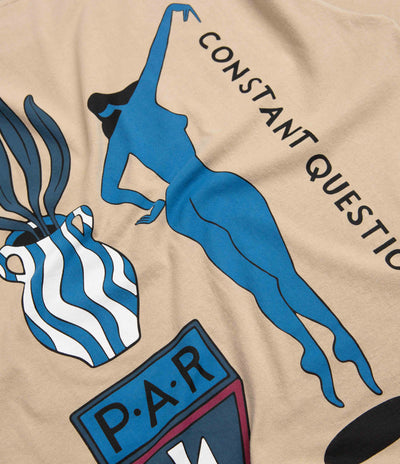 by Parra Questioning T-Shirt - Beige