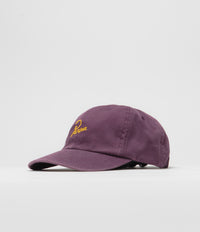 by Parra Script Logo Cap - Dark Violet