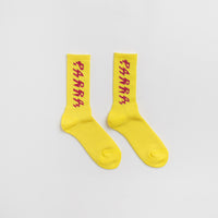 by Parra Shocker Logo Crew Socks - Yellow thumbnail