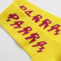 by Parra Shocker Logo Crew Socks - Yellow thumbnail