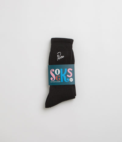 by Parra Signature Socks - Black