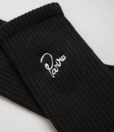 by Parra Signature Socks - Black