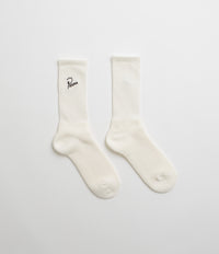 by Parra Signature Socks - White